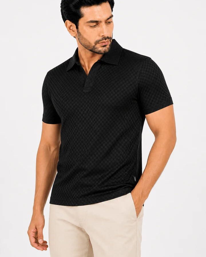 Black Polo Shirt - ActiveFlex